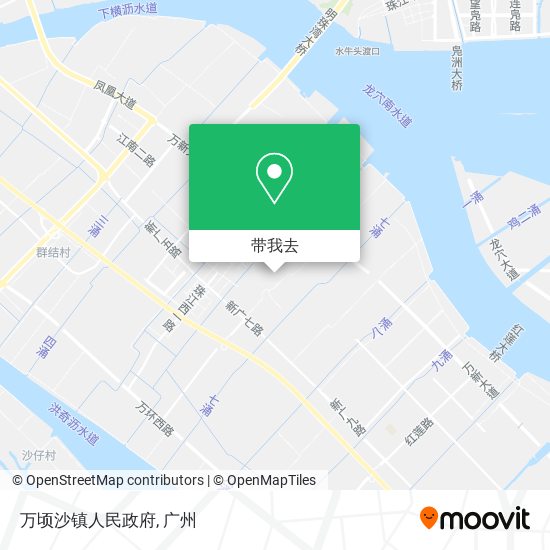 万顷沙镇人民政府地图