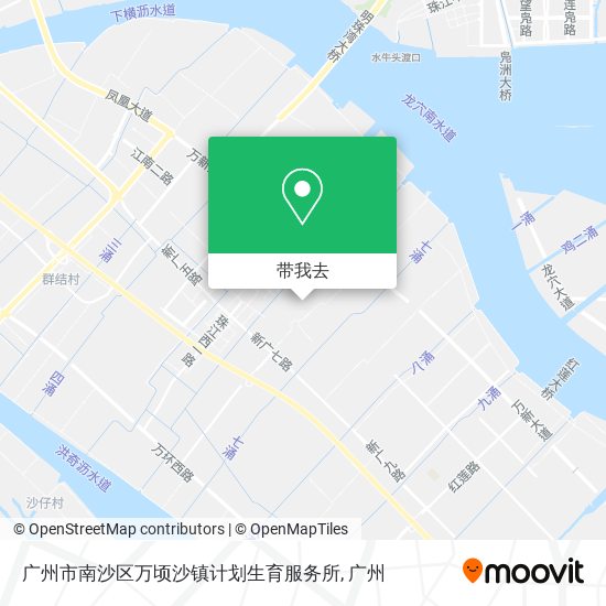 广州市南沙区万顷沙镇计划生育服务所地图