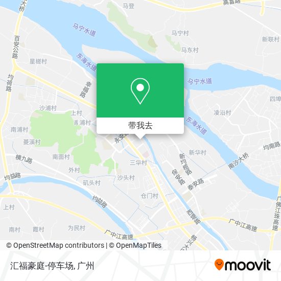 汇福豪庭-停车场地图