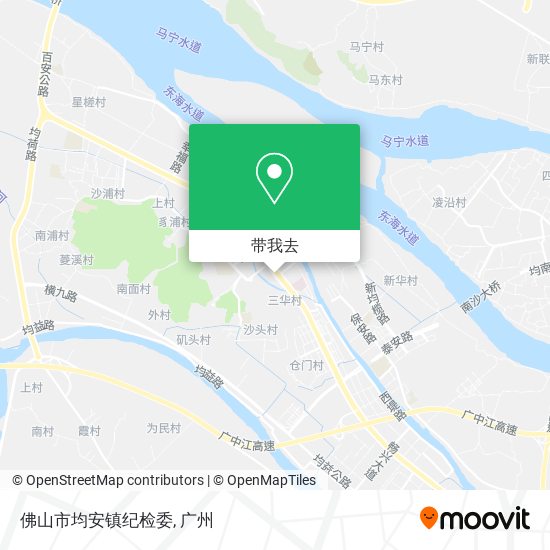 佛山市均安镇纪检委地图
