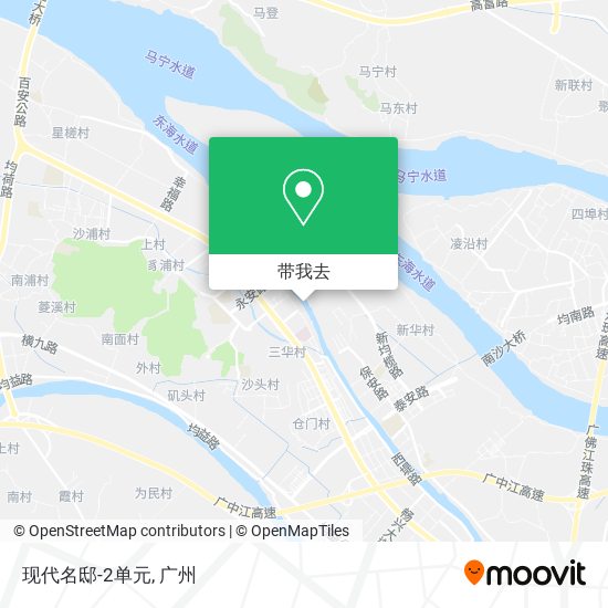 现代名邸-2单元地图