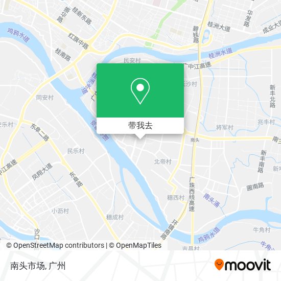 南头市场地图