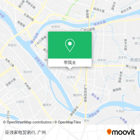 应强家电贸易行地图