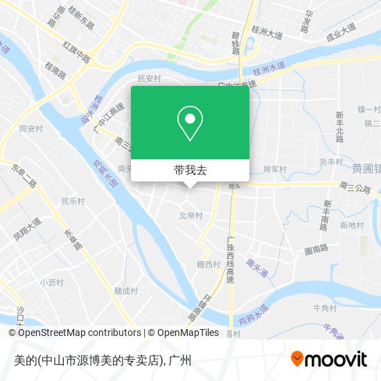 美的(中山市源博美的专卖店)地图