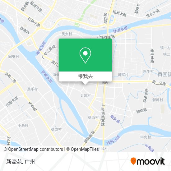 新豪苑地图