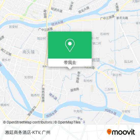 雅廷商务酒店-KTV地图