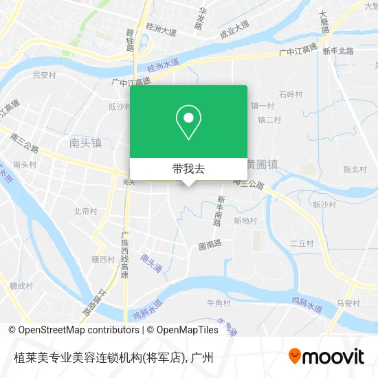 植莱美专业美容连锁机构(将军店)地图