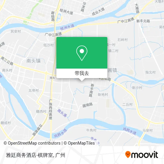 雅廷商务酒店-棋牌室地图