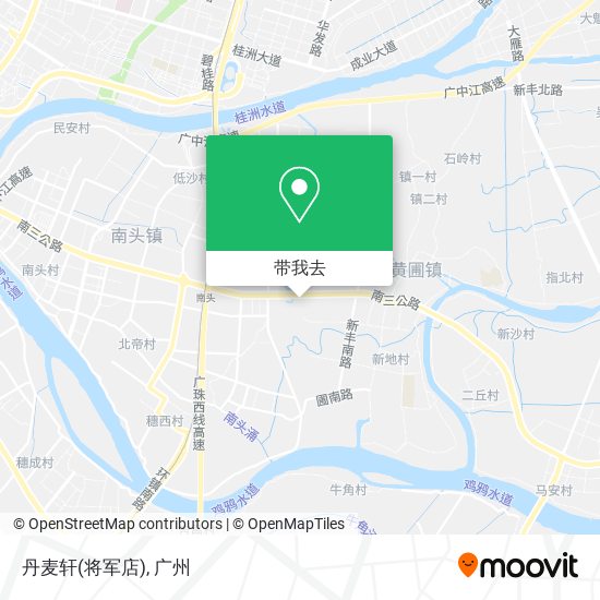 丹麦轩(将军店)地图