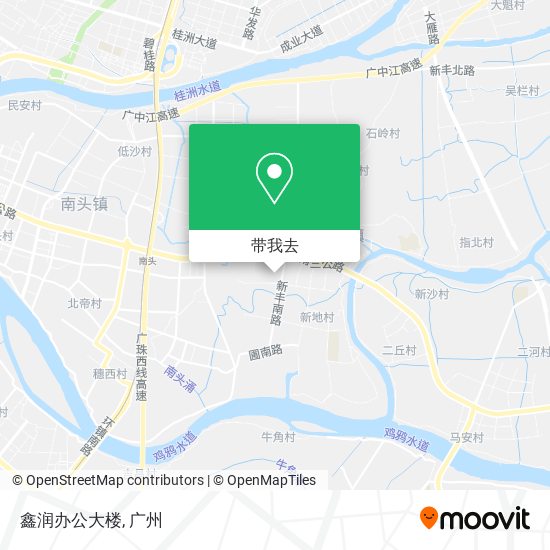 鑫润办公大楼地图