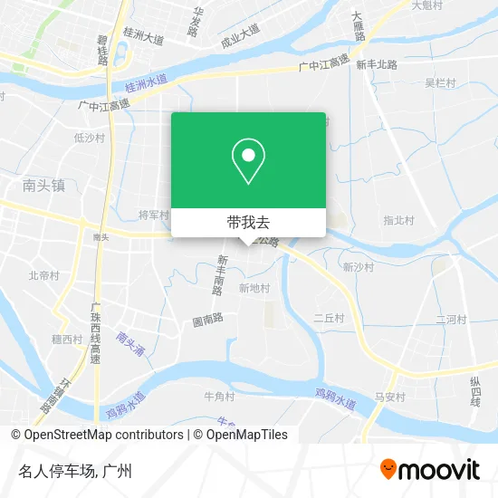 名人停车场地图