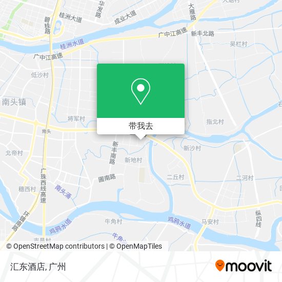 汇东酒店地图