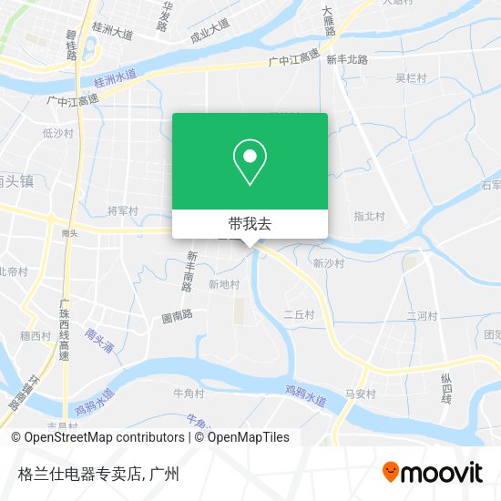 格兰仕电器专卖店地图