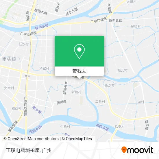 正联电脑城-B座地图