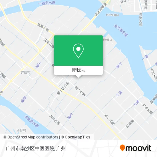 广州市南沙区中医医院地图