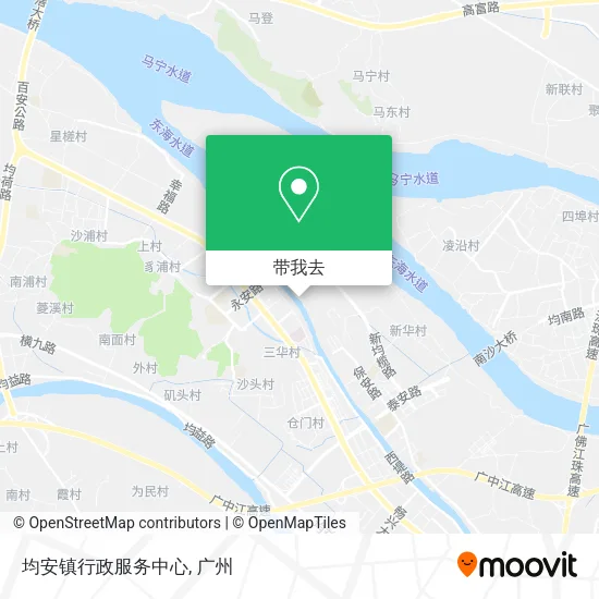 均安镇行政服务中心地图