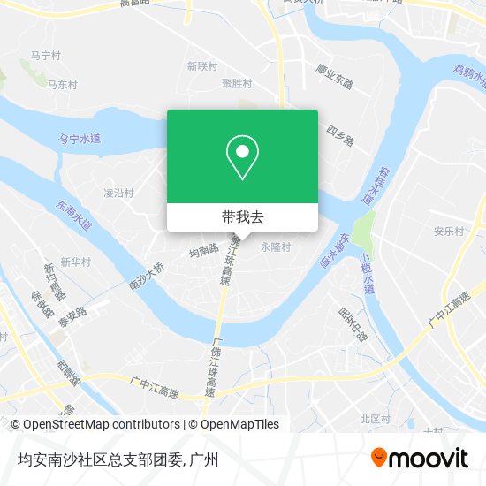 均安南沙社区总支部团委地图