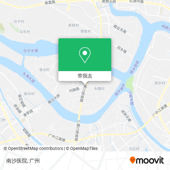 南沙医院地图