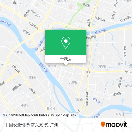 中国农业银行(南头支行)地图