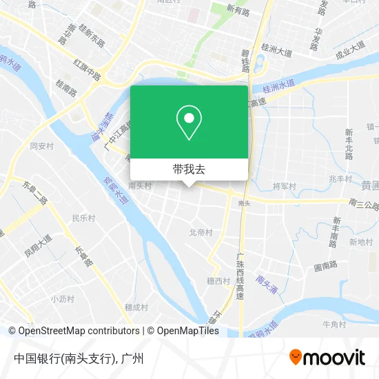 中国银行(南头支行)地图