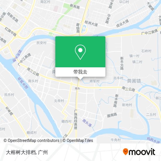 大榕树大排档地图