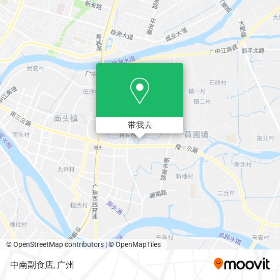 中南副食店地图