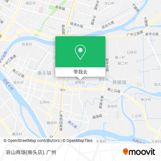 容山商场(南头店)地图