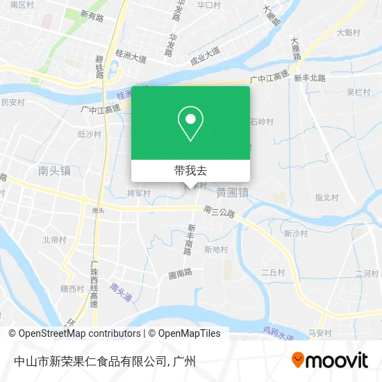 中山市新荣果仁食品有限公司地图