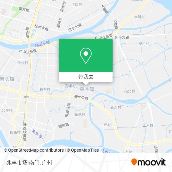 兆丰市场-南门地图