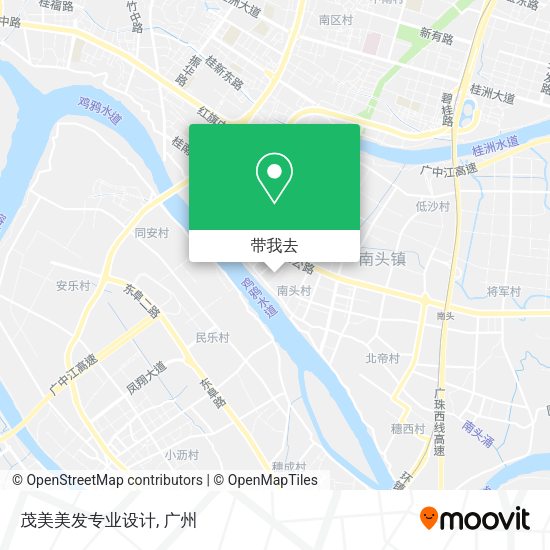 茂美美发专业设计地图