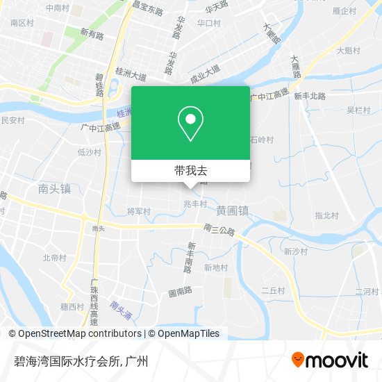 碧海湾国际水疗会所地图