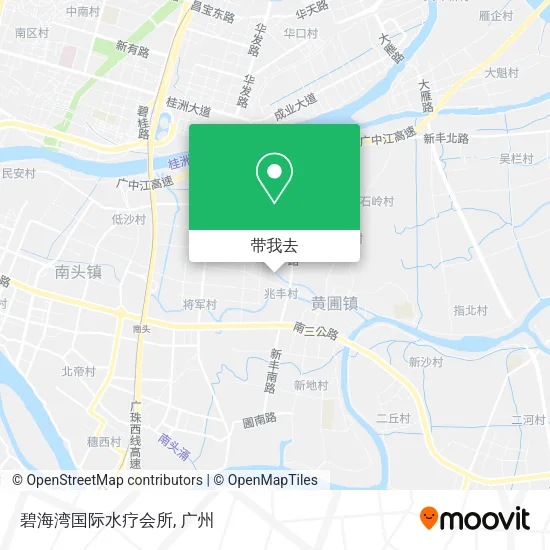 碧海湾国际水疗会所地图