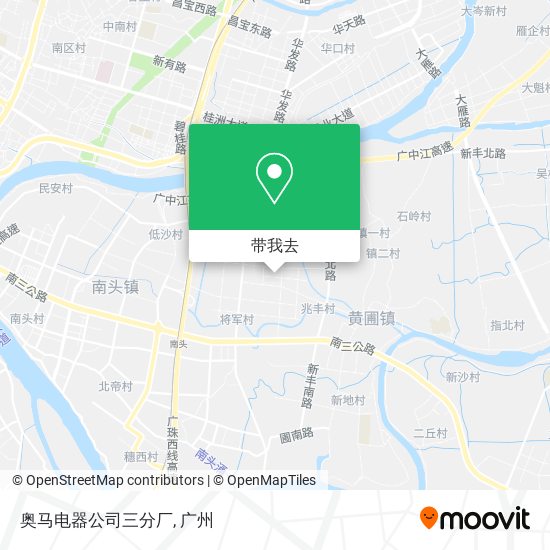奥马电器公司三分厂地图