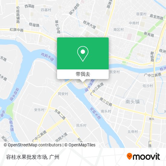 容桂水果批发市场地图
