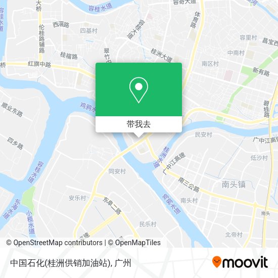 中国石化(桂洲供销加油站)地图