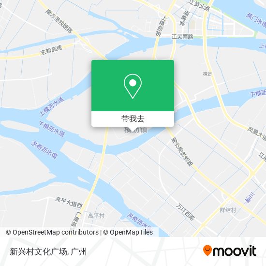 新兴村文化广场地图