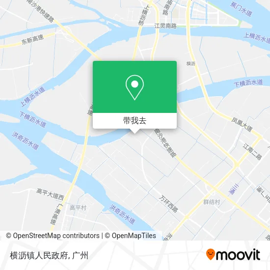 横沥镇人民政府地图