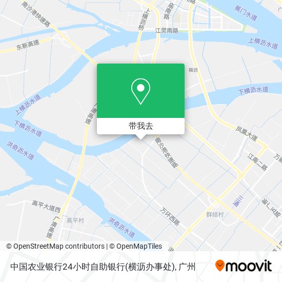中国农业银行24小时自助银行(横沥办事处)地图