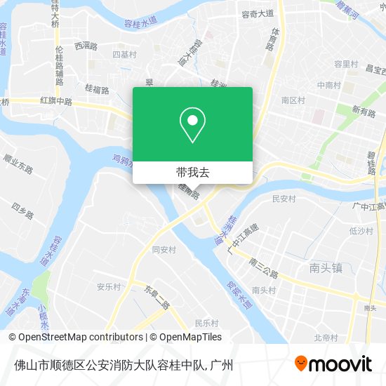 佛山市顺德区公安消防大队容桂中队地图