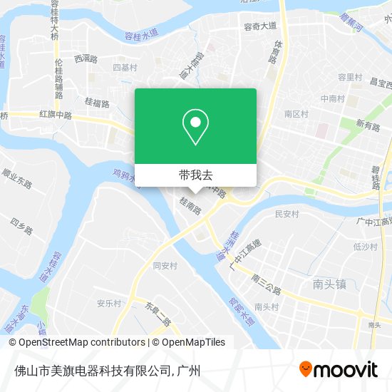 佛山市美旗电器科技有限公司地图