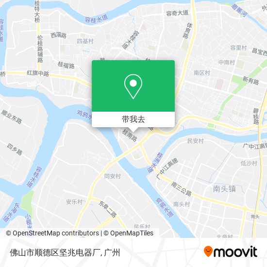 佛山市顺德区坚兆电器厂地图