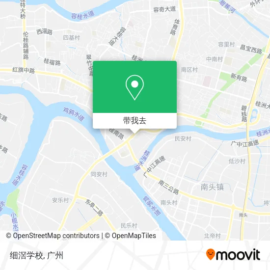 细滘学校地图