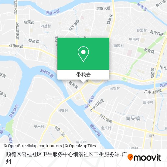 顺德区容桂社区卫生服务中心细滘社区卫生服务站地图
