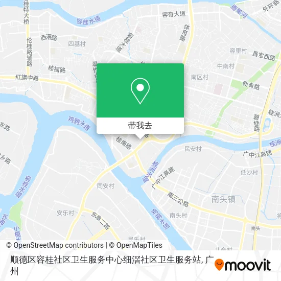 顺德区容桂社区卫生服务中心细滘社区卫生服务站地图