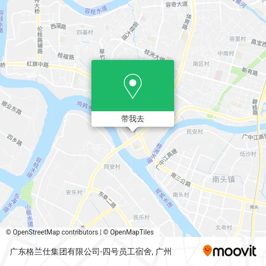 广东格兰仕集团有限公司-四号员工宿舍地图