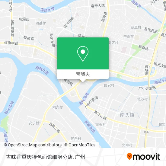 吉味香重庆特色面馆细滘分店地图