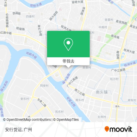 安行货运地图