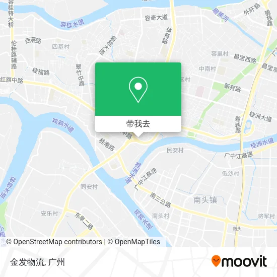 金发物流地图
