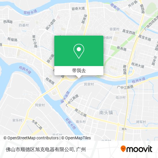 佛山市顺德区旭克电器有限公司地图