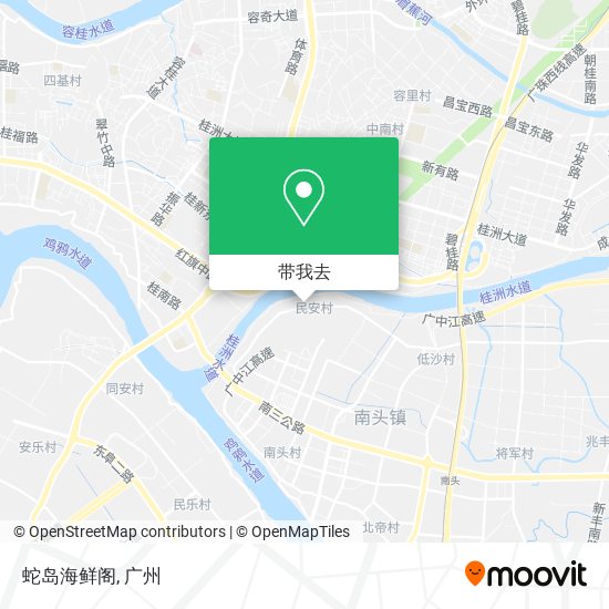 蛇岛海鲜阁地图